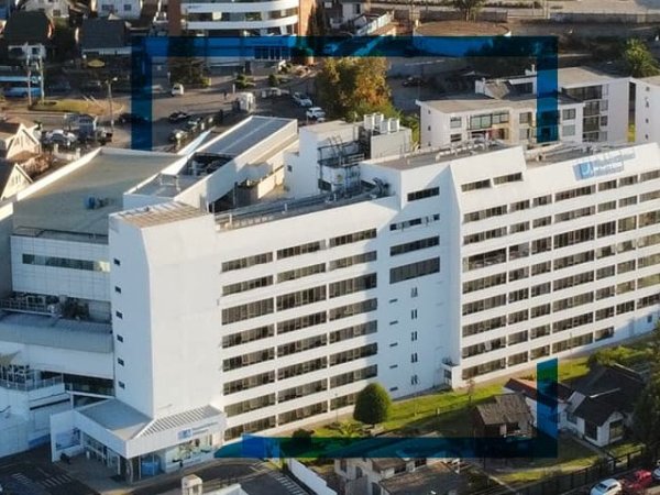 Fotografía panorámica mostrando la ubicación de la Clínica Bupa Reñaca.